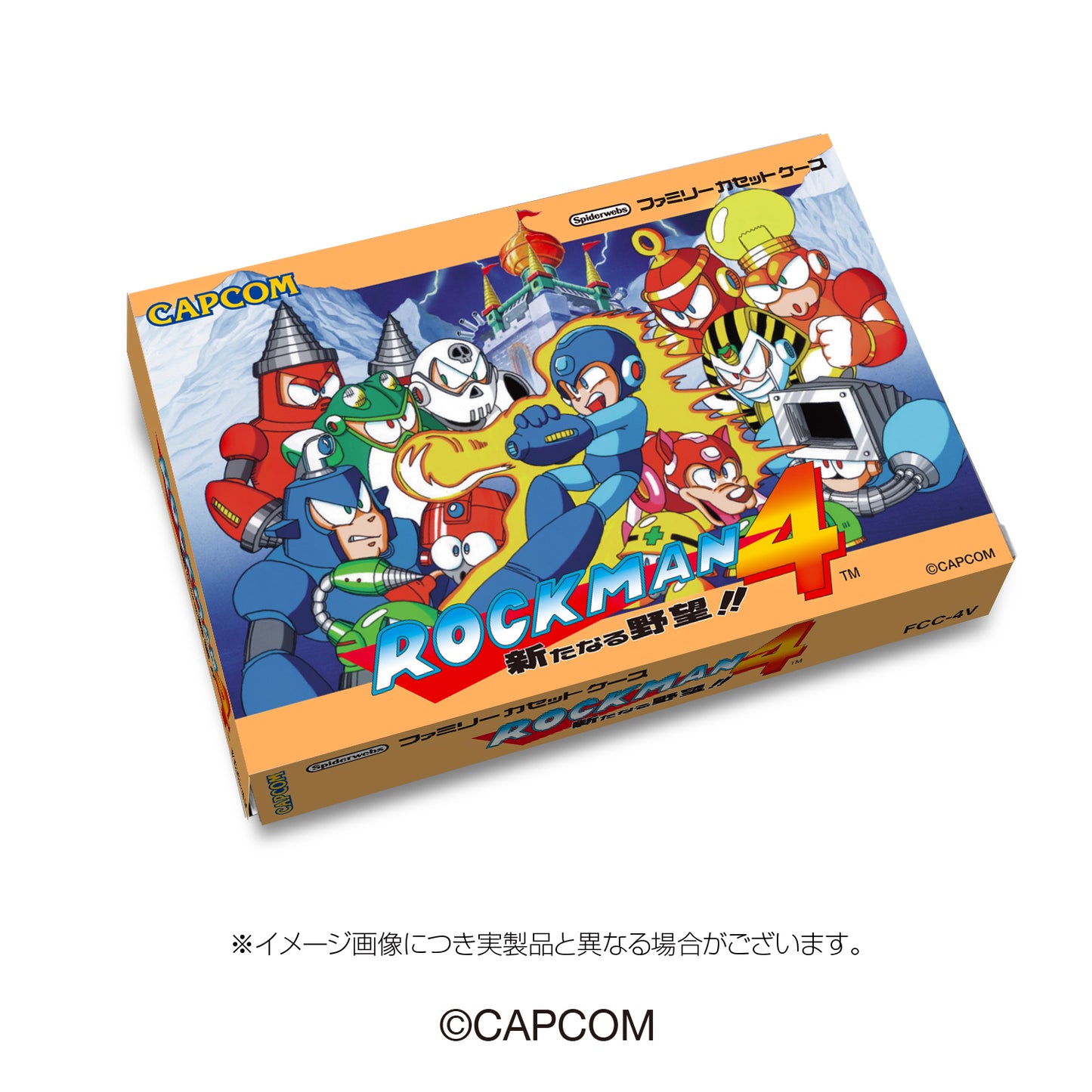 Mega Man 4 Family Cassette Case