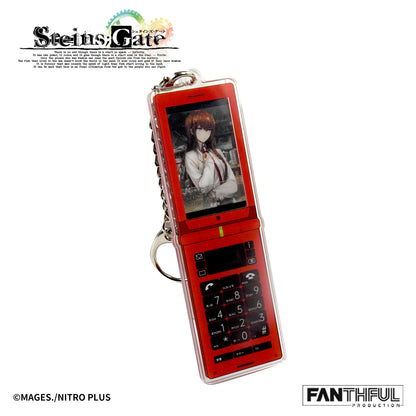 Fanthful STEINS;GATE Cellphone-Shaped Acrylic Keychain [Kurisu Makise]