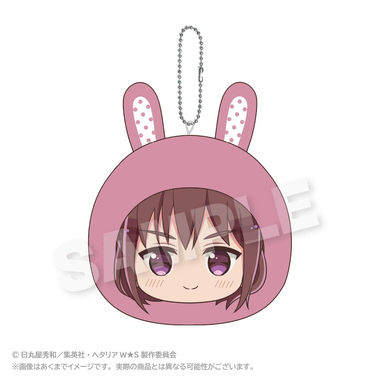 Hetalia World Stars (Animal Hoodie ver.) Marumates Cushion Keychain [Czech]