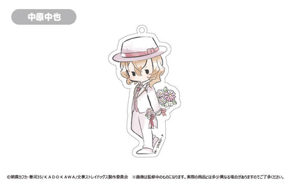 Bungo Stray Dogs Retro-tic (Flower ver.) Trading Acrylic Keychain