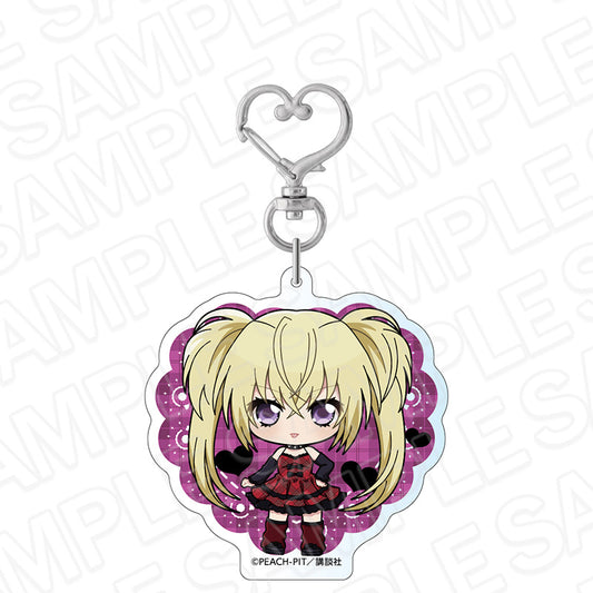 Shugo Chara! Hologram Plaid Style Deformed ver. Acrylic Keychain [Hoshina Utau]