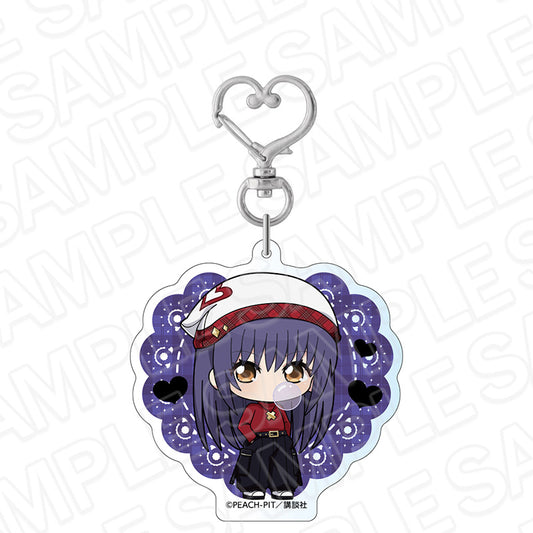 Shugo Chara! Hologram Plaid Style Deformed ver. Acrylic Keychain [Fujisaki Nagihiko]