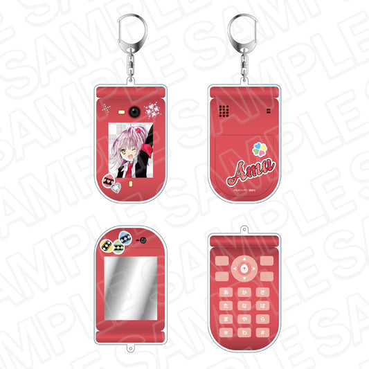 Shugo Chara! Flip Phone Acrylic Keychain [Hinamori Amu]