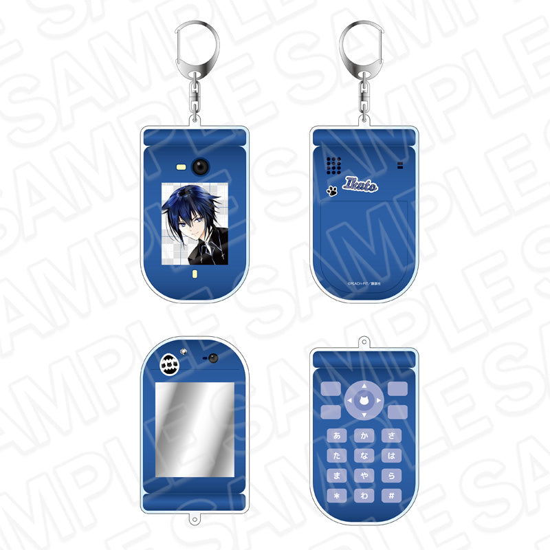 Shugo Chara! Flip Phone Acrylic Keychain [Tsukiyomi Ikuto]