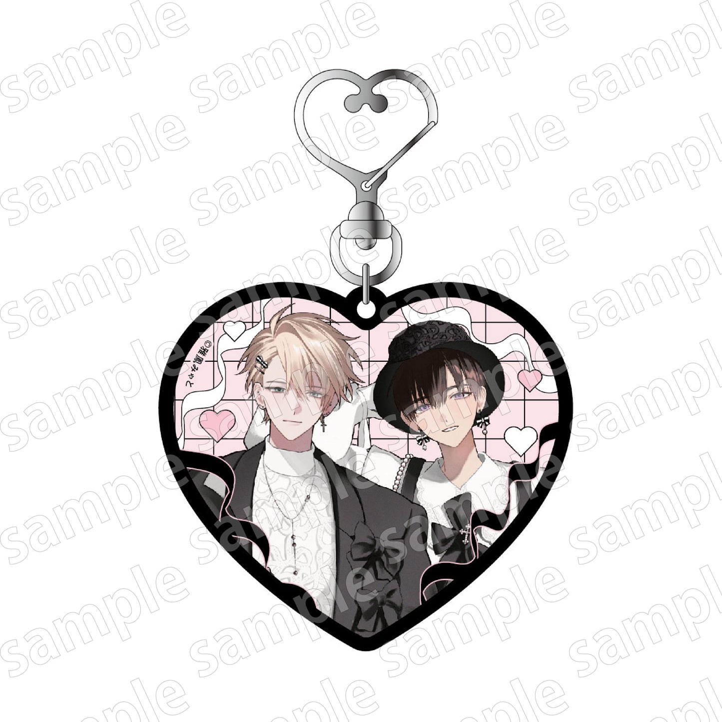 Black Sheep (Black & Pink ver.) Acrylic Keychain