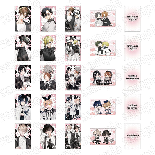 [FULL CASE] Yurukyun BL (Black & Pink ver.) Trading Card