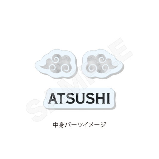 Bungo Stray Dogs (Chinese Outfit ver.) Shaker Acrylic Keychain [Atsushi Nakajima]