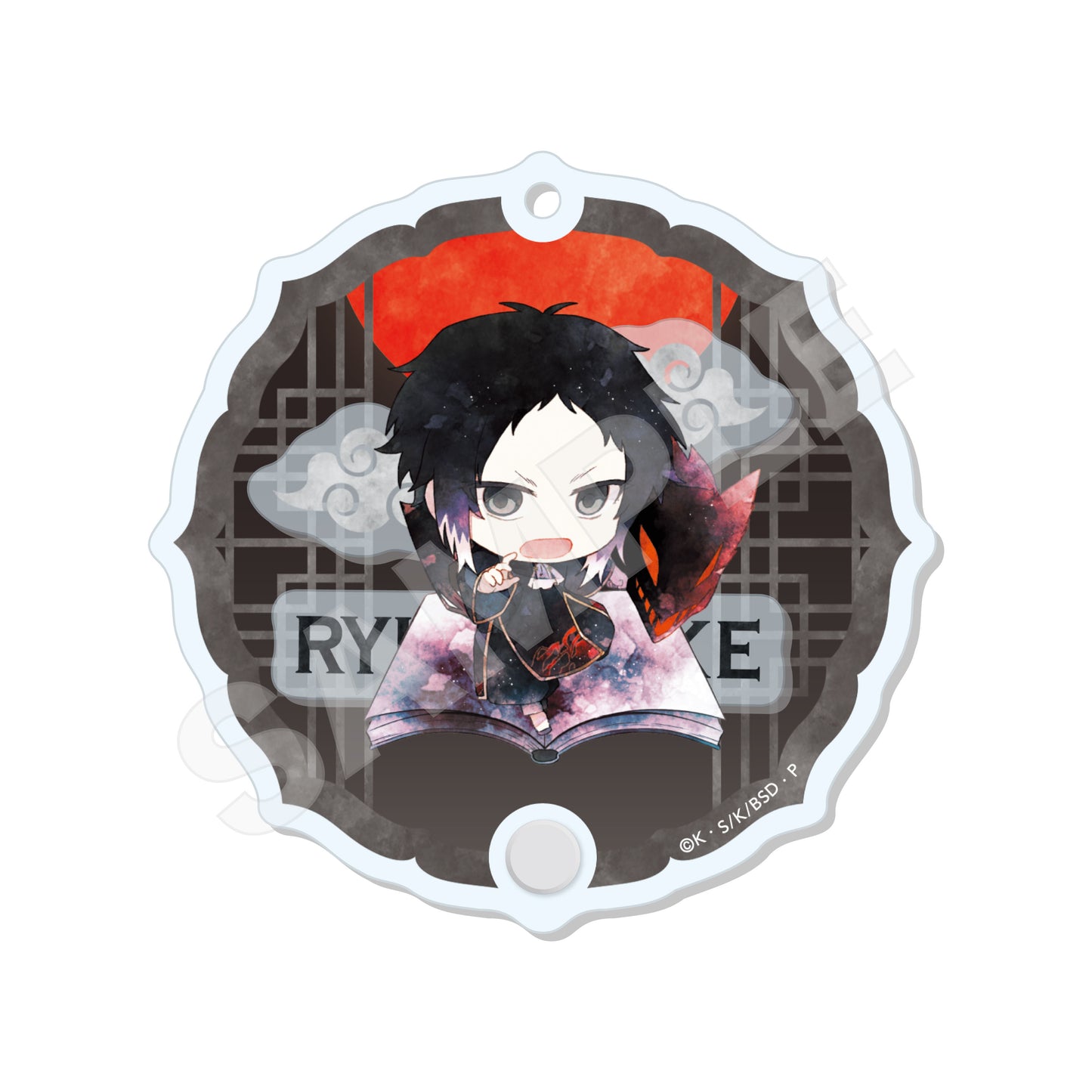 Bungo Stray Dogs (Chinese Outfit ver.) Shaker Acrylic Keychain [Ryunosuke Akutagawa]