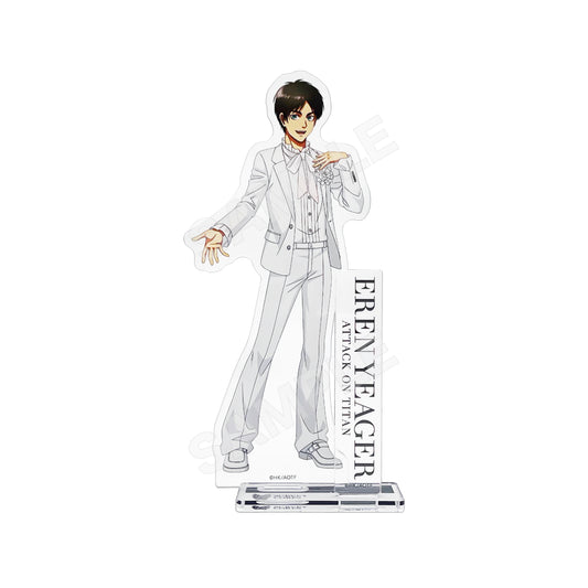 Attack on Titan (Black & White ver.) Acrylic Stand [Eren Yeager - White]