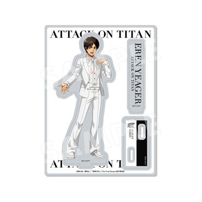 Attack on Titan (Black & White ver.) Acrylic Stand [Eren Yeager - White]