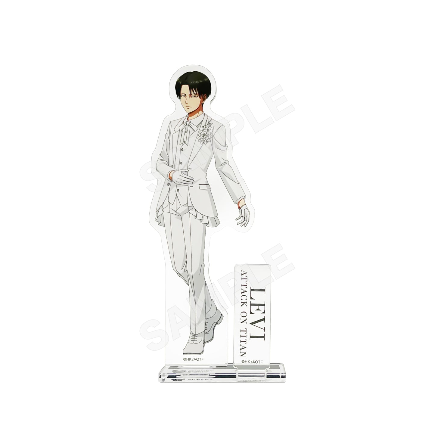 Attack on Titan (Black & White ver.) Acrylic Stand [Levi Ackerman - White]