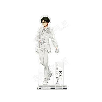 Attack on Titan (Black & White ver.) Acrylic Stand [Levi Ackerman - White]