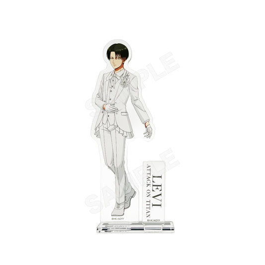 Attack on Titan (Black & White ver.) Acrylic Stand [Levi Ackerman - White]