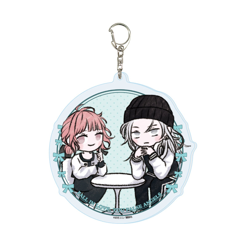 Fall in Love, You False Angels (Casual Outfit ver.) GraffArt Acrylic Keychain