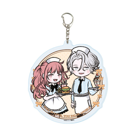 Fall in Love, You False Angels (Diner ver.) GraffArt Acrylic Keychain