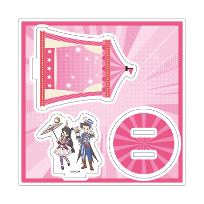 Ace Attorney GraffArt (Circus ver.) Acrylic Stand Plate [Phoenix & Maya]