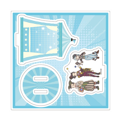 Ace Attorney GraffArt (Circus ver.) Acrylic Stand Plate [Edgeworth & Gumshoe & Franziska]