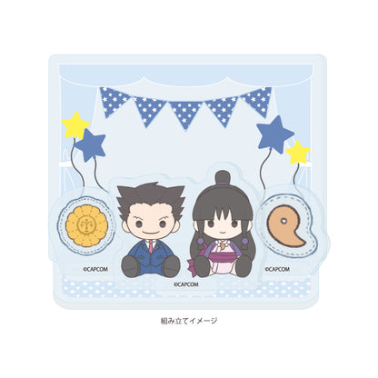 Ace Attorney Potenui Acrylic Stand Plate [Phoenix & Maya]