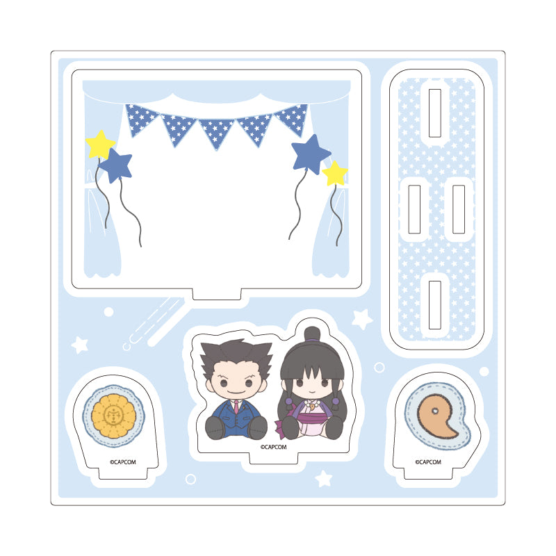Ace Attorney Potenui Acrylic Stand Plate [Phoenix & Maya]