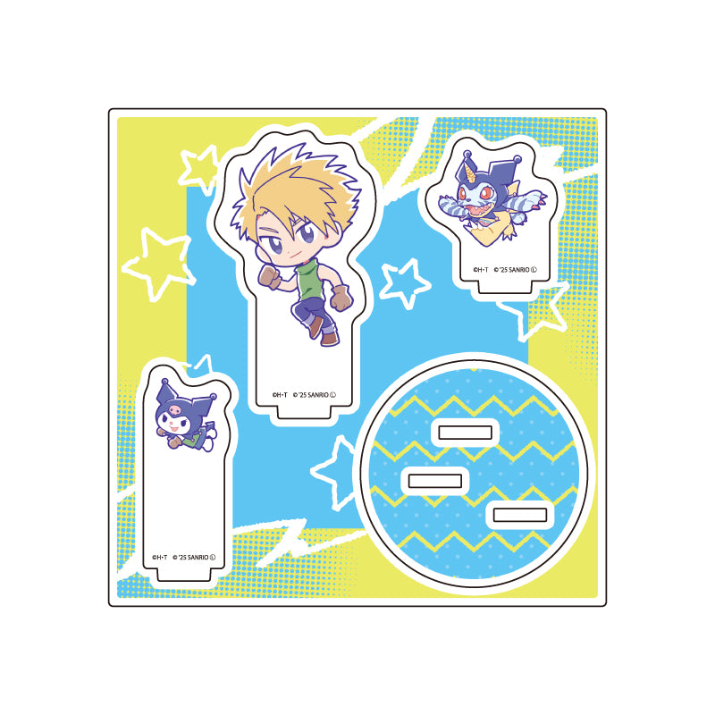 Digimon Adventure x Sanrio Characters Acrylic Stand Plate [Ishida Yamato & Gabumon x Kuromi]