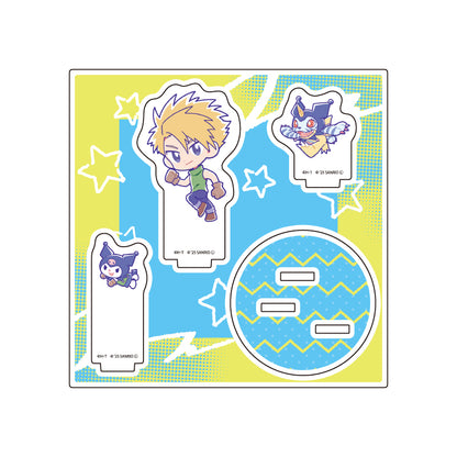 Digimon Adventure x Sanrio Characters Acrylic Stand Plate [Ishida Yamato & Gabumon x Kuromi]
