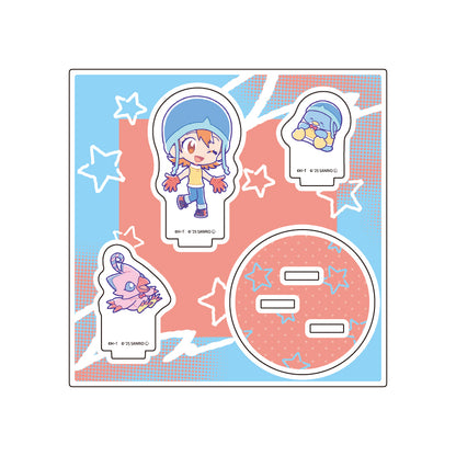 Digimon Adventure x Sanrio Characters Acrylic Stand Plate [Takenouchi Sora & Piyomon x Tuxedosam]