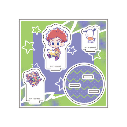 Digimon Adventure x Sanrio Characters Acrylic Stand Plate [Izumi Koshiro & Tentomon x Pochacco]