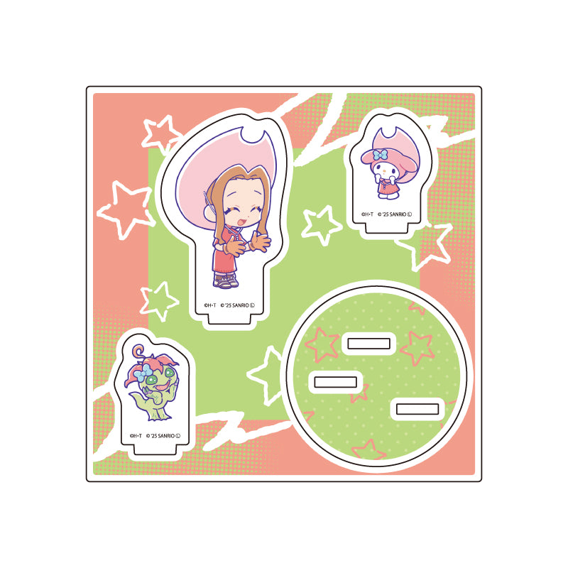 Digimon Adventure x Sanrio Characters Acrylic Stand Plate [Tachikawa Mimi & Palmon x My Melody]