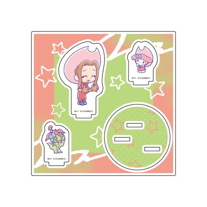 Digimon Adventure x Sanrio Characters Acrylic Stand Plate [Tachikawa Mimi & Palmon x My Melody]