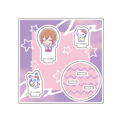 Digimon Adventure x Sanrio Characters Acrylic Stand Plate [Yagami Hikari & Tailmon x Hello Kitty]