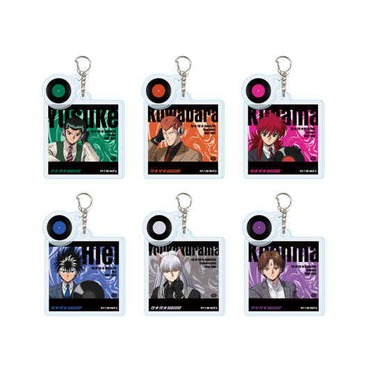 YuYu Hakusho (Music ver.) Trading Acrylic Keychain w/ Parts