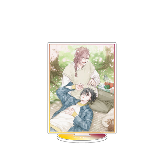 Slow Damage Official Illustration Acrylic Stand [Rei & Towa]