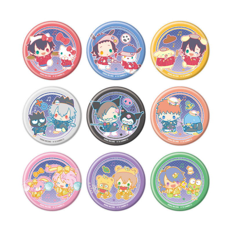 Hypnosis Mic -Division Rap Battle- Sanrio Nakayoku (01) Trading Tin Badge