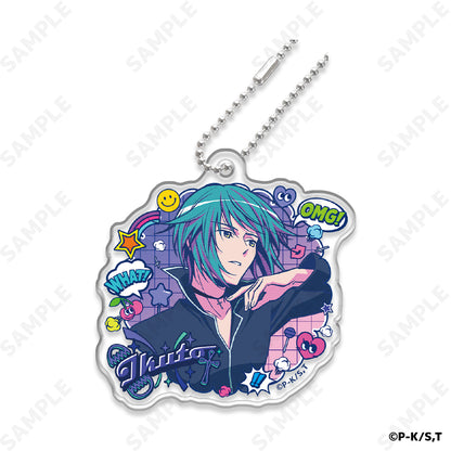 Shugo Chara! "American Pop Series" Acrylic Keychain [Tsukiyomi Ikuto]