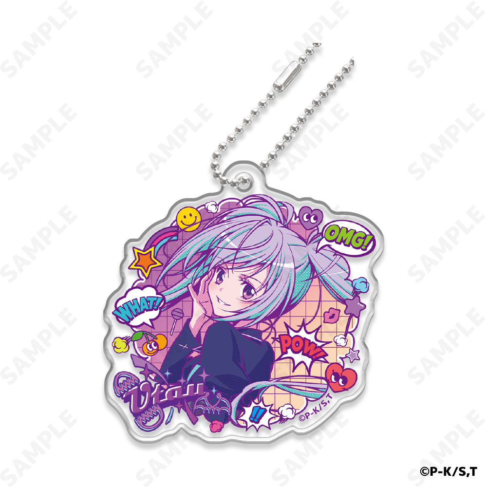 Shugo Chara! "American Pop Series" Acrylic Keychain [Hoshina Utau]