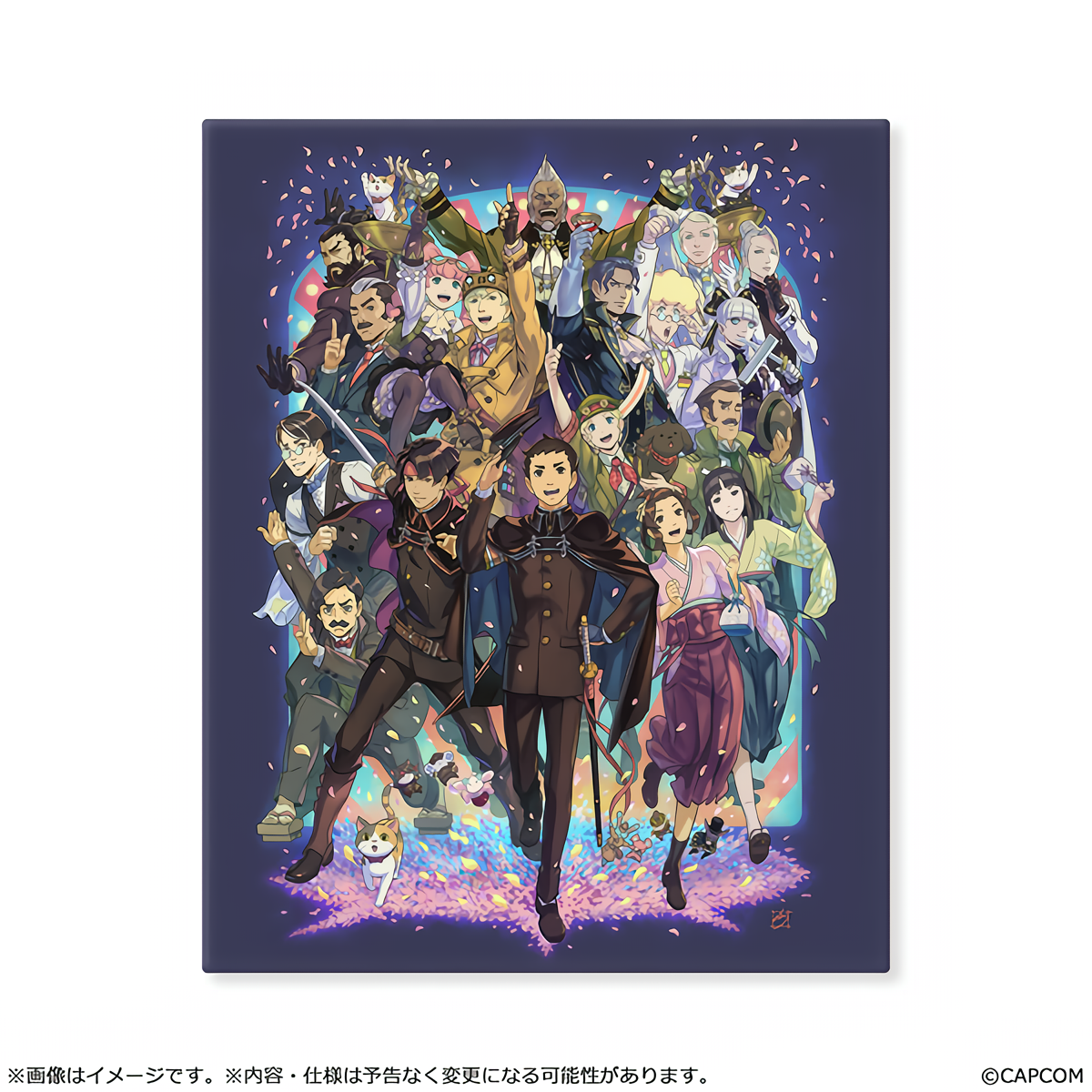 The Great Ace Attorney -10th Anniversary Banka no Utage- Chara Fine Board