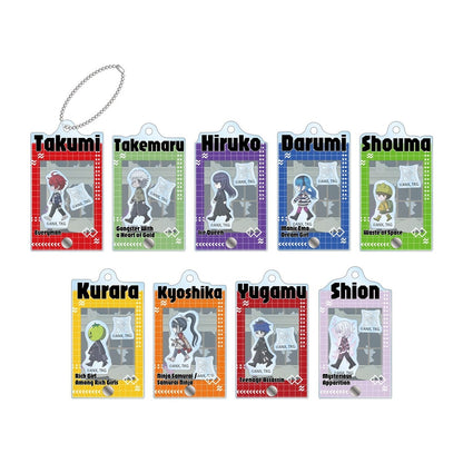 HUNDRED LINE -Last Defense Academy- Chibitoko (Ver. A) Trading Acrylic Keychain w/ Parts