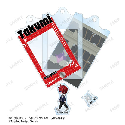 HUNDRED LINE -Last Defense Academy- Chibitoko (Ver. A) Trading Acrylic Keychain w/ Parts