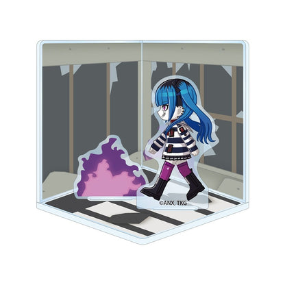 HUNDRED LINE -Last Defense Academy- Chibitoko Cube-shaped Acrylic Diorama [Nozomi Kirifuji]
