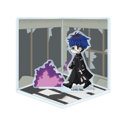 HUNDRED LINE -Last Defense Academy- Chibitoko Cube-shaped Acrylic Diorama [Yugamu Omokage]