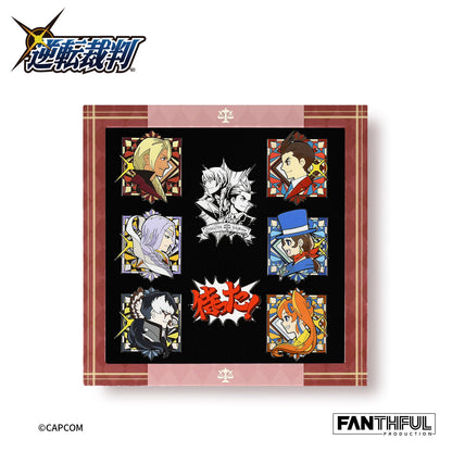 Fanthful Ace Attorney 456 Enamel Pin Badge Set