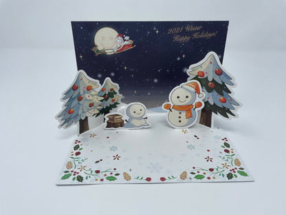 Good Smile Company Nendoroid 2021 Winter Holiday Card Happy Holidays Pop-Up Card