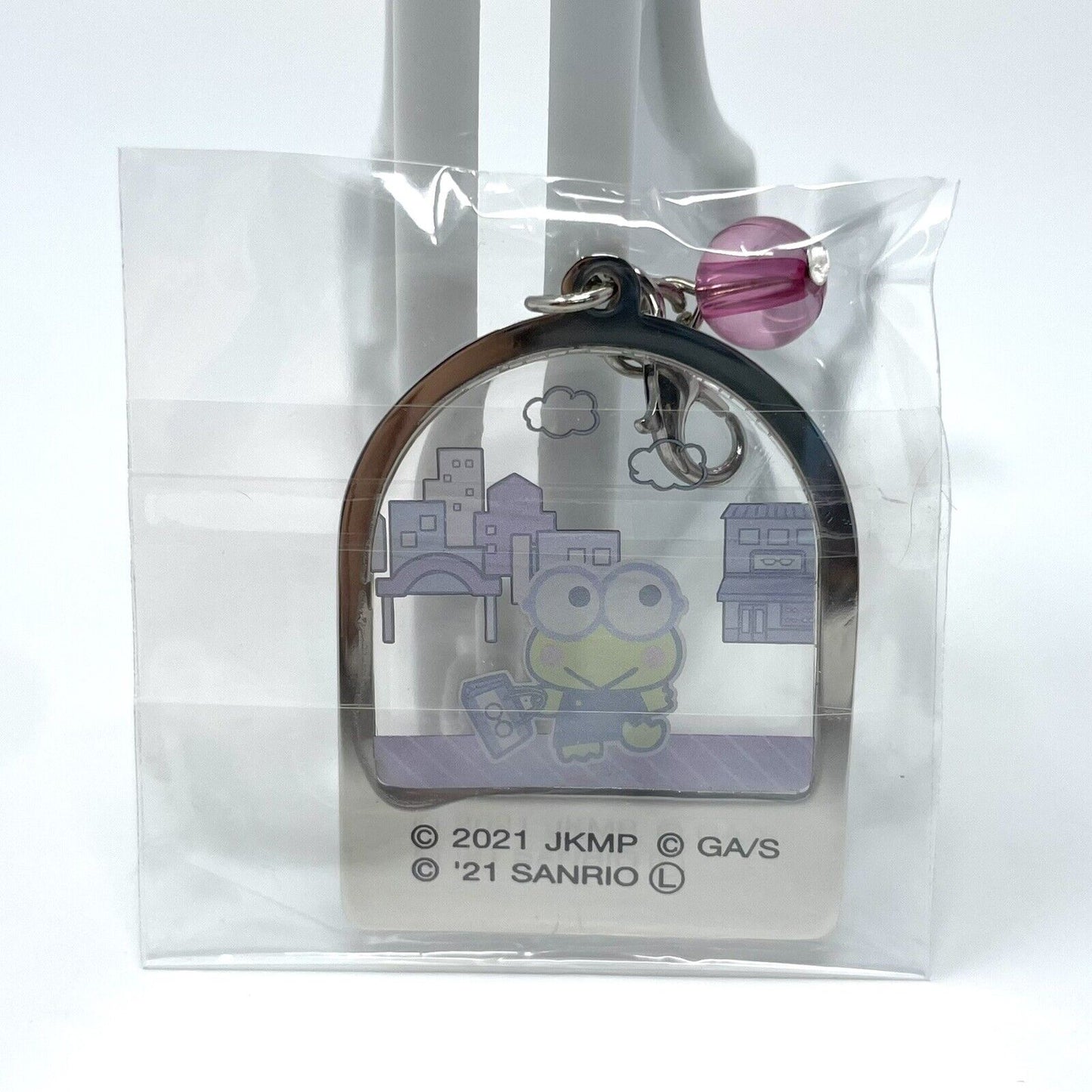 Jujutsu Kaisen 0 x Sanrio Keroppi Metal Acrylic Charm