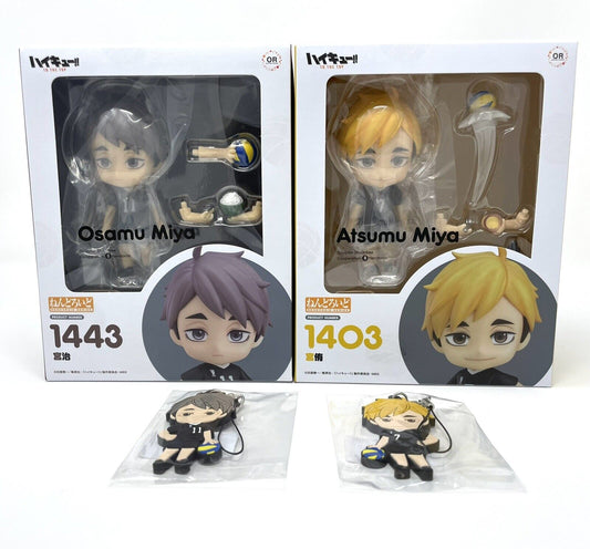 (Bonus) Nendoroid #1443 & #1403 - Osamu Miya, Atsumu Miya [Haikyu!! To the Top]