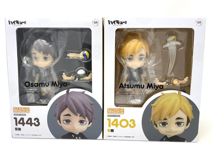 (Bonus) Nendoroid #1443 & #1403 - Osamu Miya, Atsumu Miya [Haikyu!! To the Top]