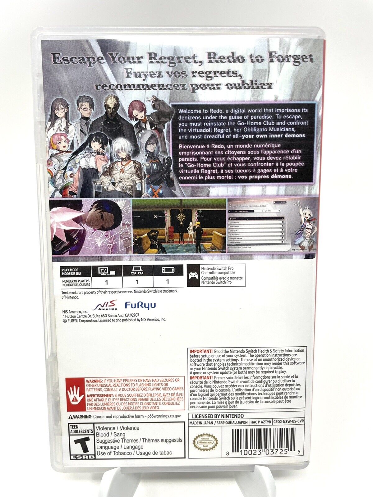 The Caligula Effect: Overdose & Caligula Effect 2 (Nintendo Switch, 2019, 2021)