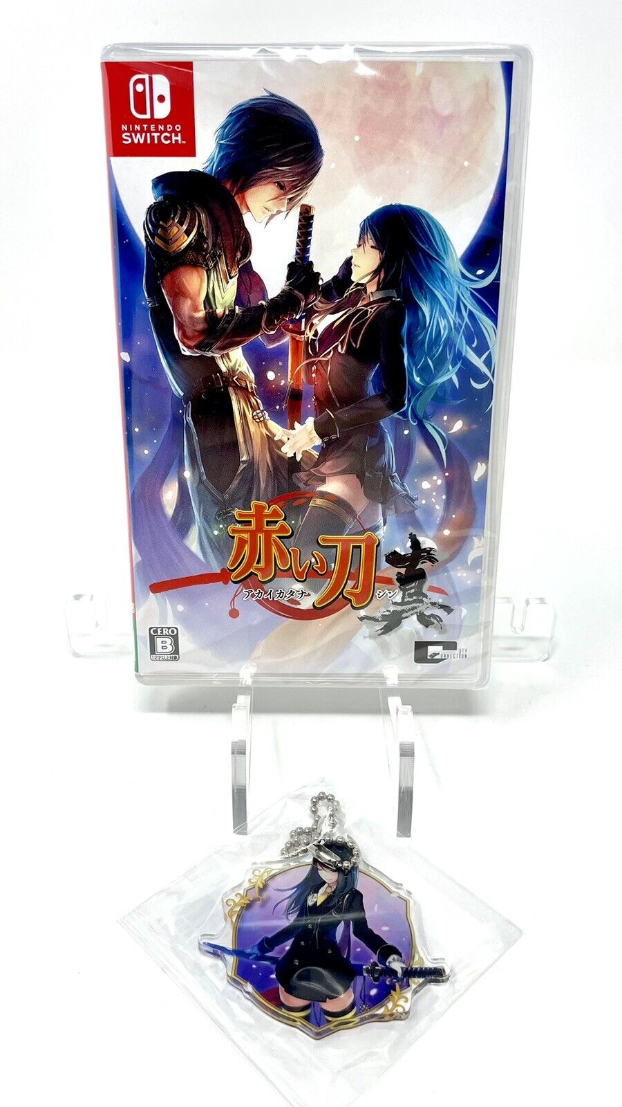 Akai Katana Shin w/ A2 Clear File + Keychain Bonuses (Nintendo Switch, 2022)