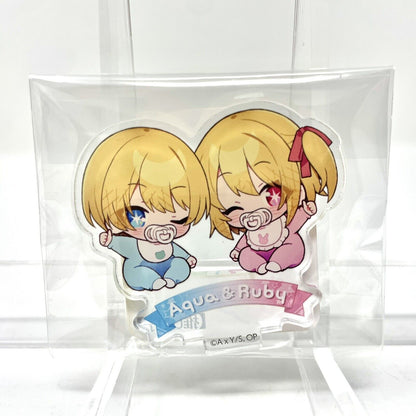 Oshi No Ko Chillcchi Baby Aqua & Ruby Acrylic Stand (Bonus)