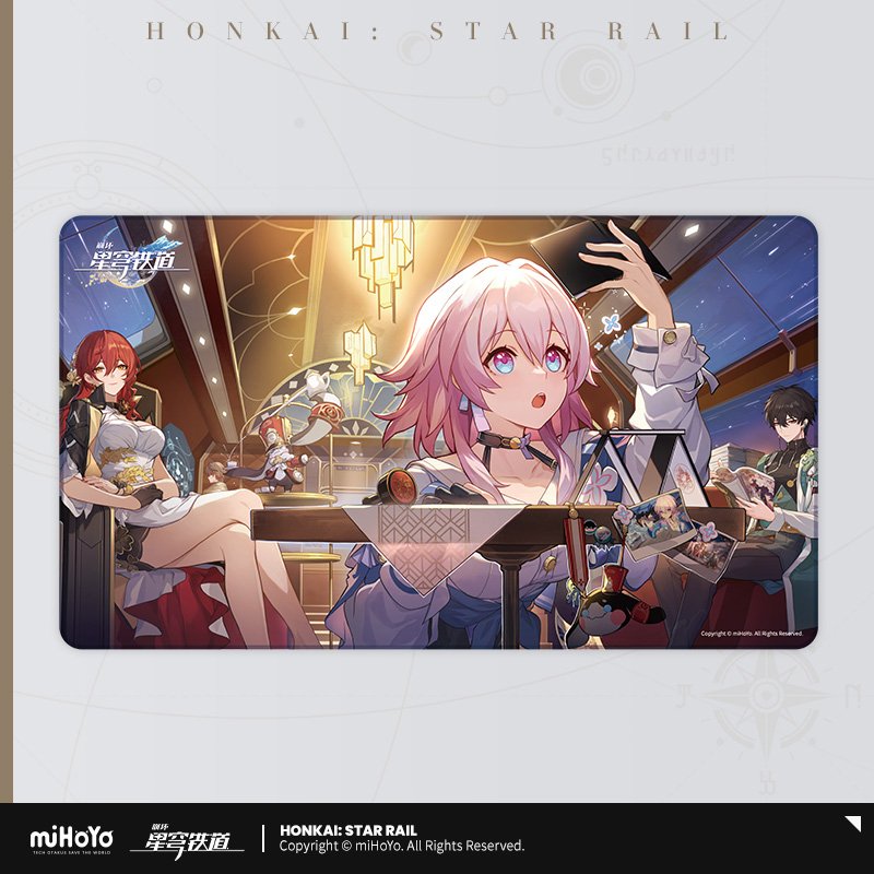 Honkai: Star Rail Rubber Desk Mat [Star Rail Train - Design C]