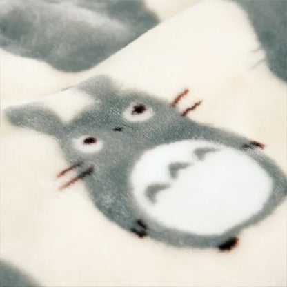 My Neighbor Totoro Polyester Meyer Half Blanket [Big Totoro Silhouette]